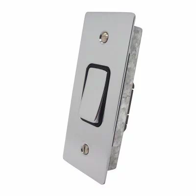 Ultra Square Polished Chrome Architrave Switches