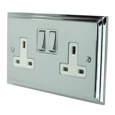 Deco Chic Polished Chrome 20 Amp Switch