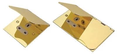 Floor Classic Polished Brass Sockets & Switches