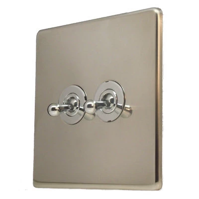 Screwless Polished Steel Touch Dimmer