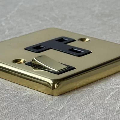 Polished Brass Sockets & Switches Range