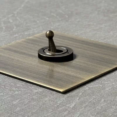 Executive Square Antique Brass Profile