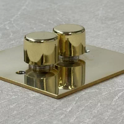 Executive Square Polished Brass Profile