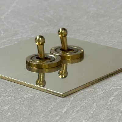 Unlacquered Brass Sockets & Switches Range