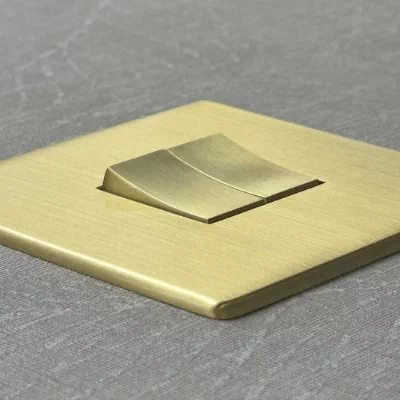 Screwless Supreme Satin Brass Profile