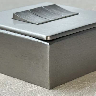 Metal Clad Surface Mount Boxes (Wall Boxes) Satin Nickel Profile