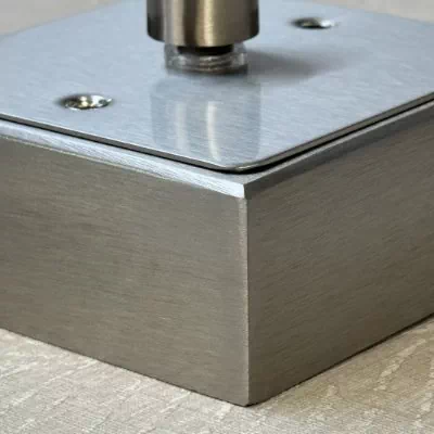 Metal Clad Surface Mount Boxes (Wall Boxes) Satin Stainless Profile