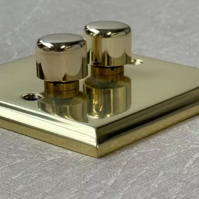 Polished Brass Sockets & Switches Range