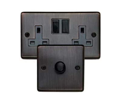 See the Classic Antique Copper socket & switch range