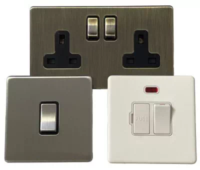 Click here to see the Contemporary Screwless sockets and switches range