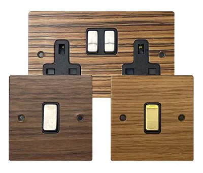 Click here to see Flat Wood Veneer sockets and switches