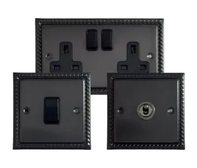 See the Georgian Old Bronze socket & switch range