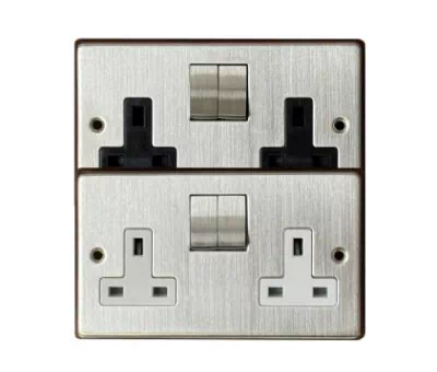 See the Grandura Satin Nickel socket & switch range