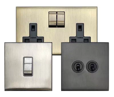 Click here to see Screwless Square sockets and switches