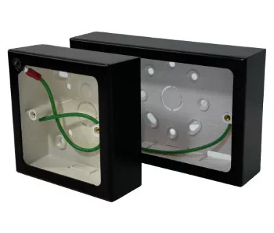 See the Black Metal Surface Mount Wall Boxes metal wall box range