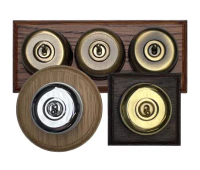 Click here to see the Vintage Dome (Metal) sockets and switches range