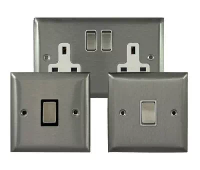 See the Vogue Satin Stainless socket & switch range