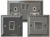 Art Deco Classic Polished Chrome sockets and switches special offer