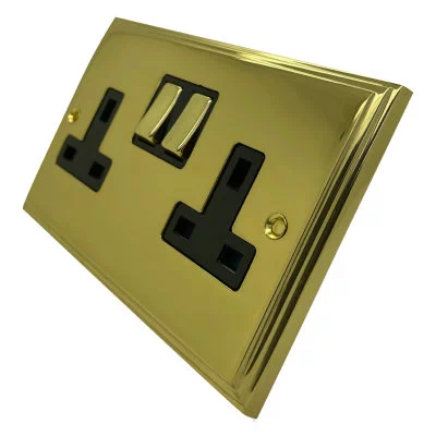 See the Art Deco Supreme Polished Brass socket & switch range