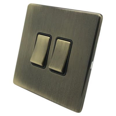See the Contemporary Screwless Antique Brass socket & switch range