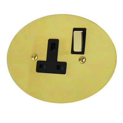See the Ellipse Polished Brass socket & switch range