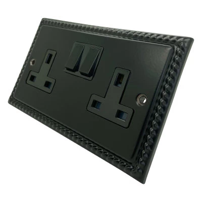 See the Georgian Black socket & switch range
