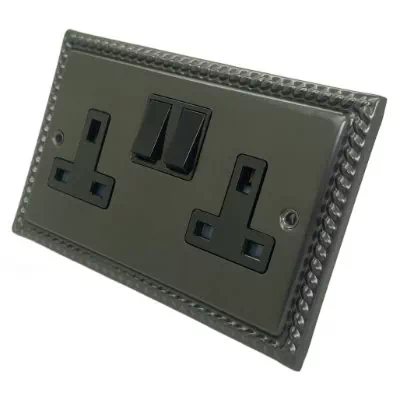 See the Georgian Flat Classic Old Bronze socket & switch range