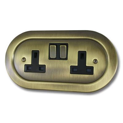 See the Regal Antique Brass socket & switch range
