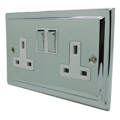 See the Victorian Polished Chrome socket & switch range