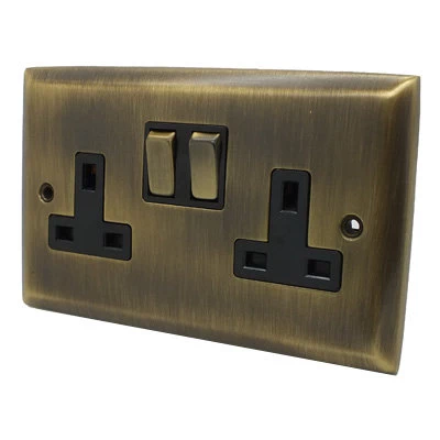 See the Vogue Antique Brass socket & switch range