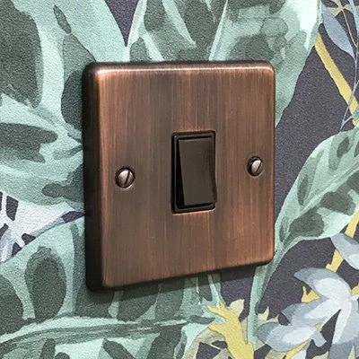 Classic Antique Copper Sockets & Switches