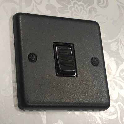 Classical Black Graphite Sockets & Switches