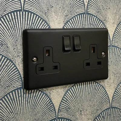 Classical Black Sockets & Switches