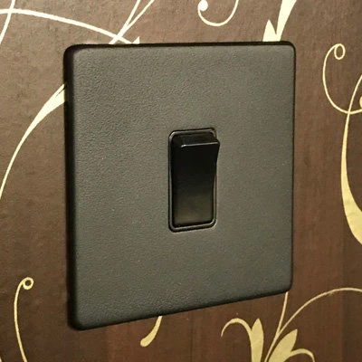 Contemporary Screwless Black Sockets & Switches