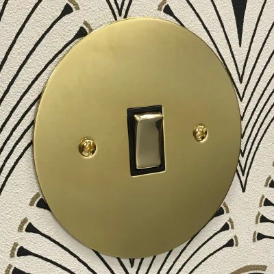 Disc Polished Brass Sockets & Switches