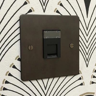 Executive Cocoa Bronze Sockets & Switches