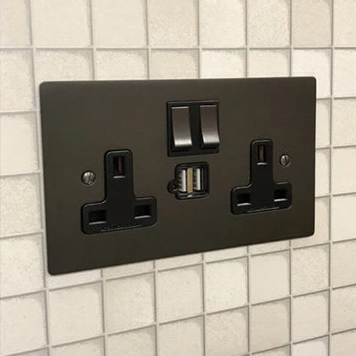 Executive Old Bronze Sockets & Switches