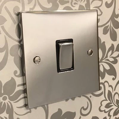 Low Profile Polished Chrome Sockets & Switches