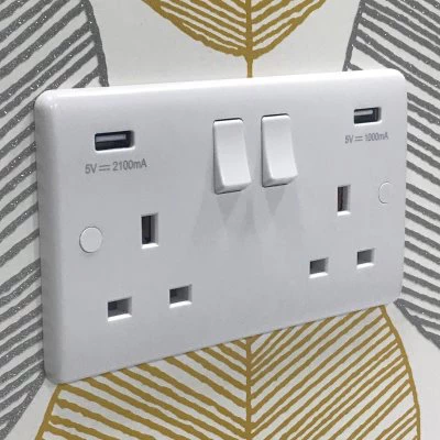 Pure White Sockets & Switches