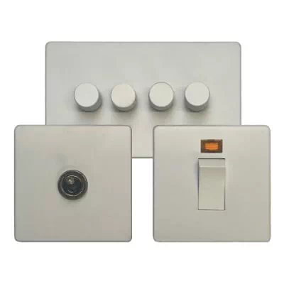 Screwless Paintable Sockets & Switches