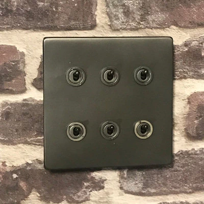Screwless Supreme Old Bronze Sockets & Switches